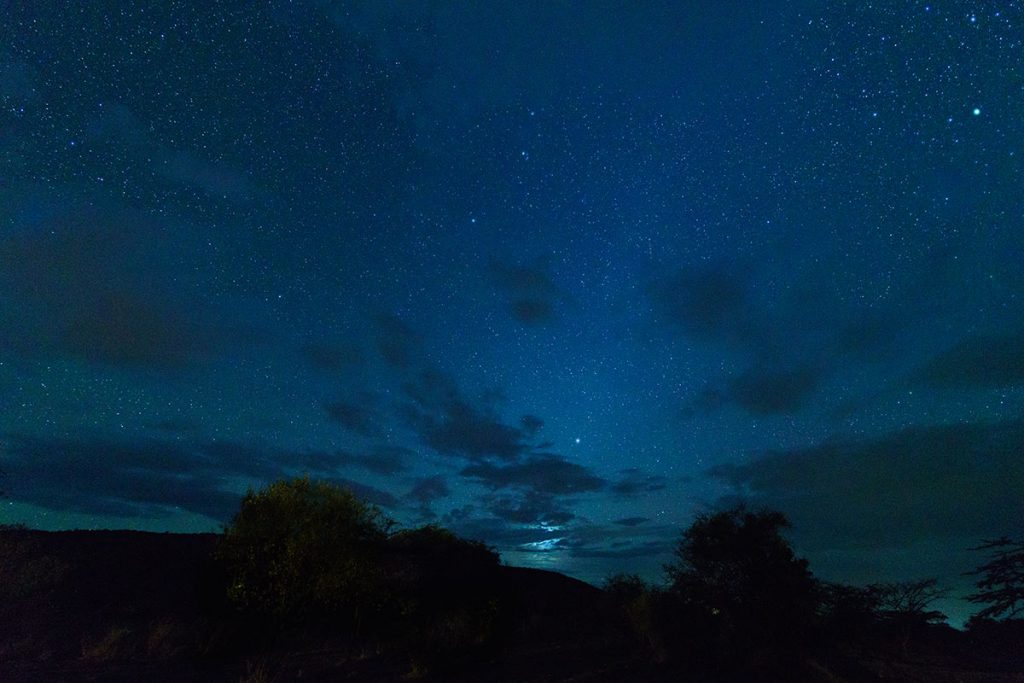 オルケリ・マラ・サファリ・キャンプで見た星空