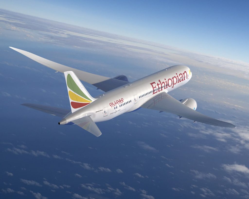 エチオピア航空を利用し、首都アディスアベバへ。