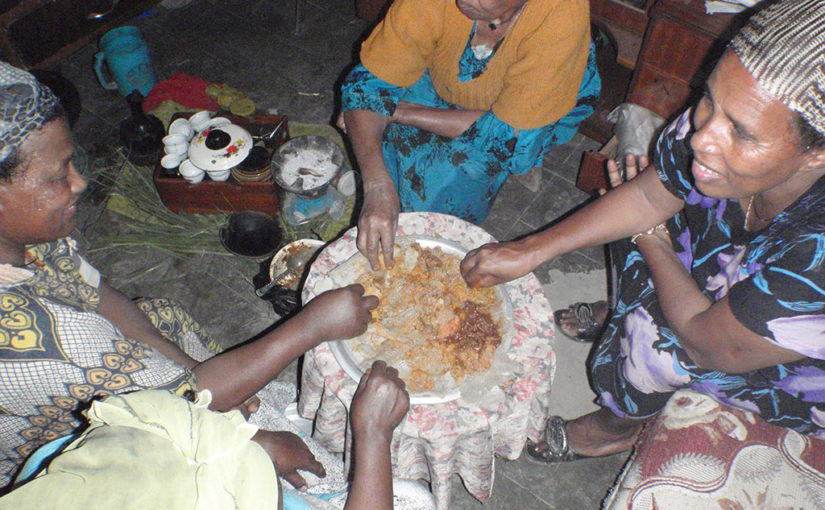 エチオピア国民食 「インジェラ」