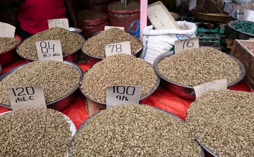 エチオピア市場のコーヒー