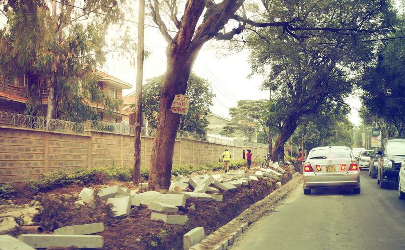 最近のナイロビの渋滞