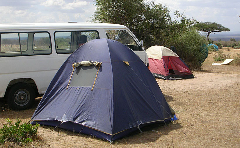 ケニア・マサイマラのキャンプ場