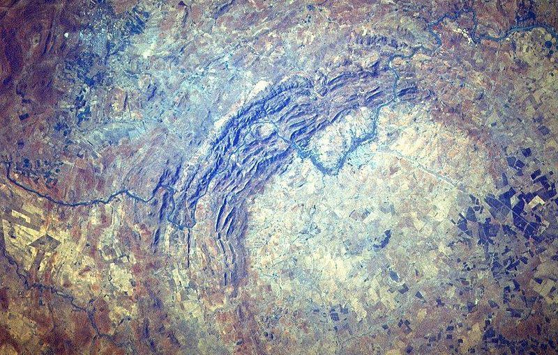 アフリカの隕石孔