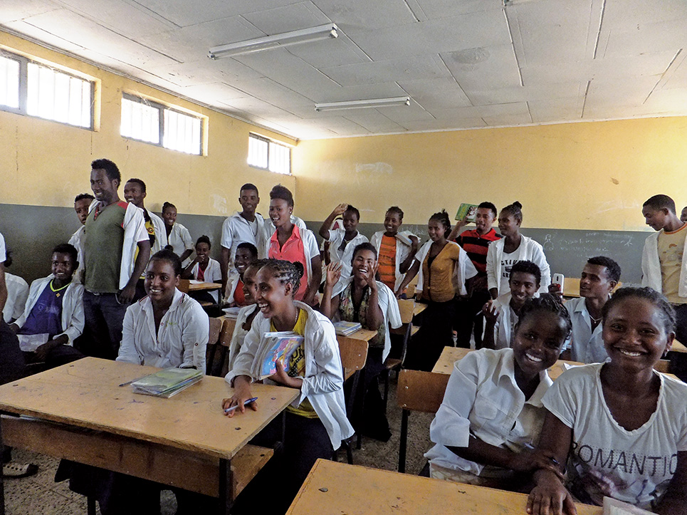「教」日本の中学生 エチオピアに行く