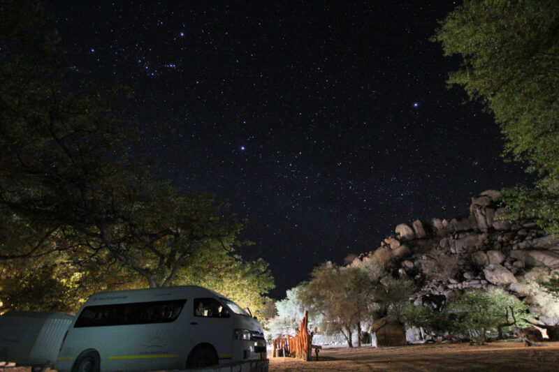 満点の星空。一晩中見ていられそうです。