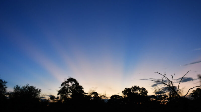 明日も晴れを約束する空